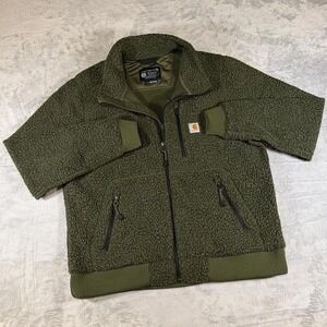 Carhartt Sherpa Fleece Utility Jacket | Olive Green | Large